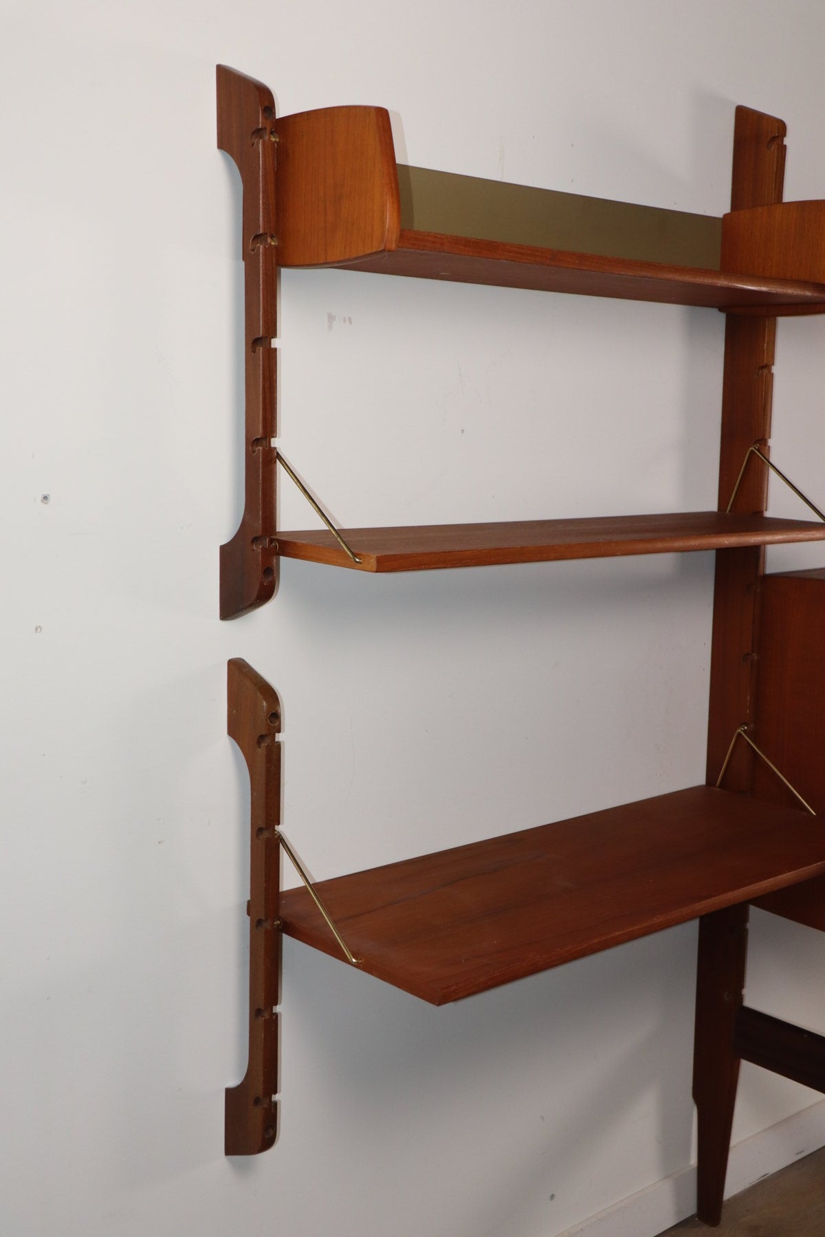 Bibliothèque murale modulable scandinave – Blindheim Møbelfabrik – 1960