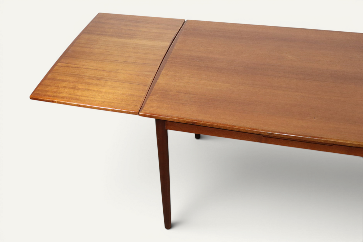 Table de repas extensible en teck scandinave - Années 60