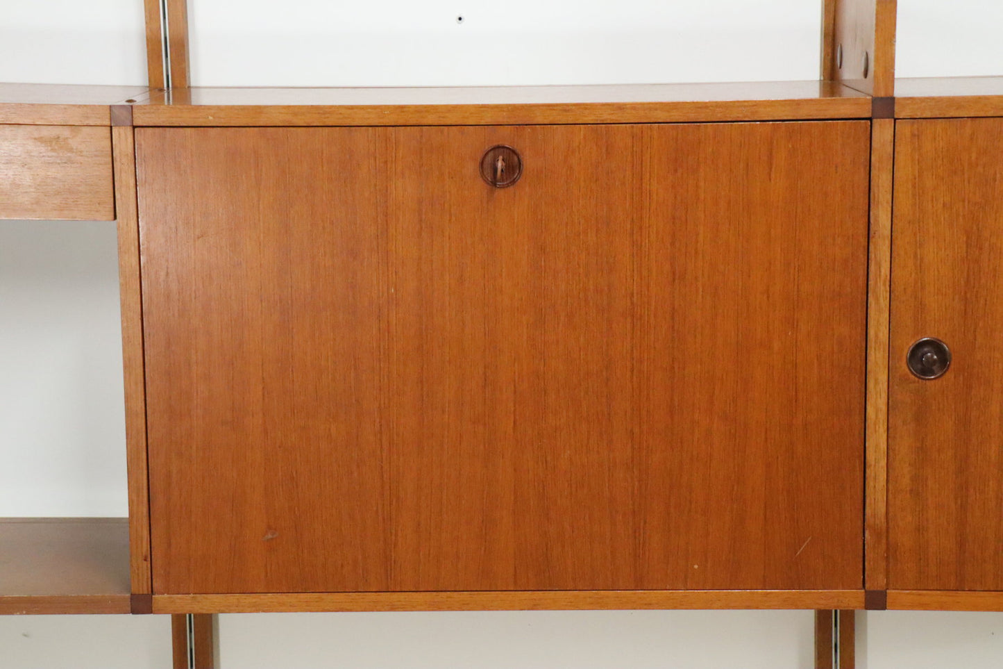Bibliothèque murale modulable édition Minvielle par A.R.P – 1960