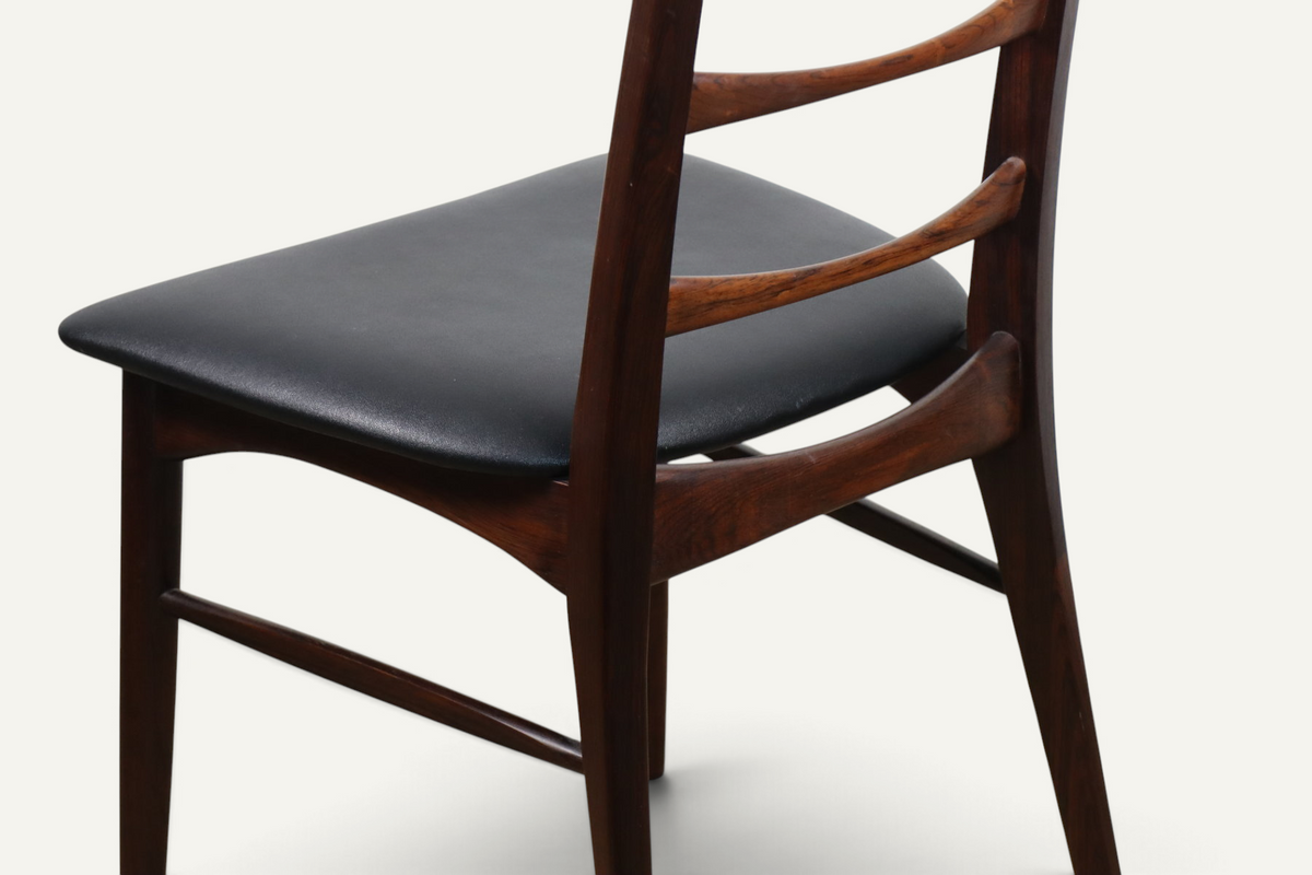Chaise scandinave « Lis » de Niels Koefoed en palissandre – Années 1960