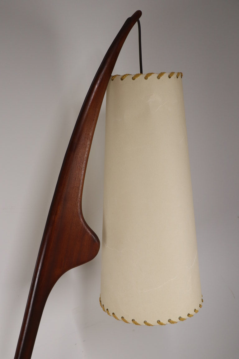 Lampadaire Rispal dit "Mante Religieuse" en teck, 1960