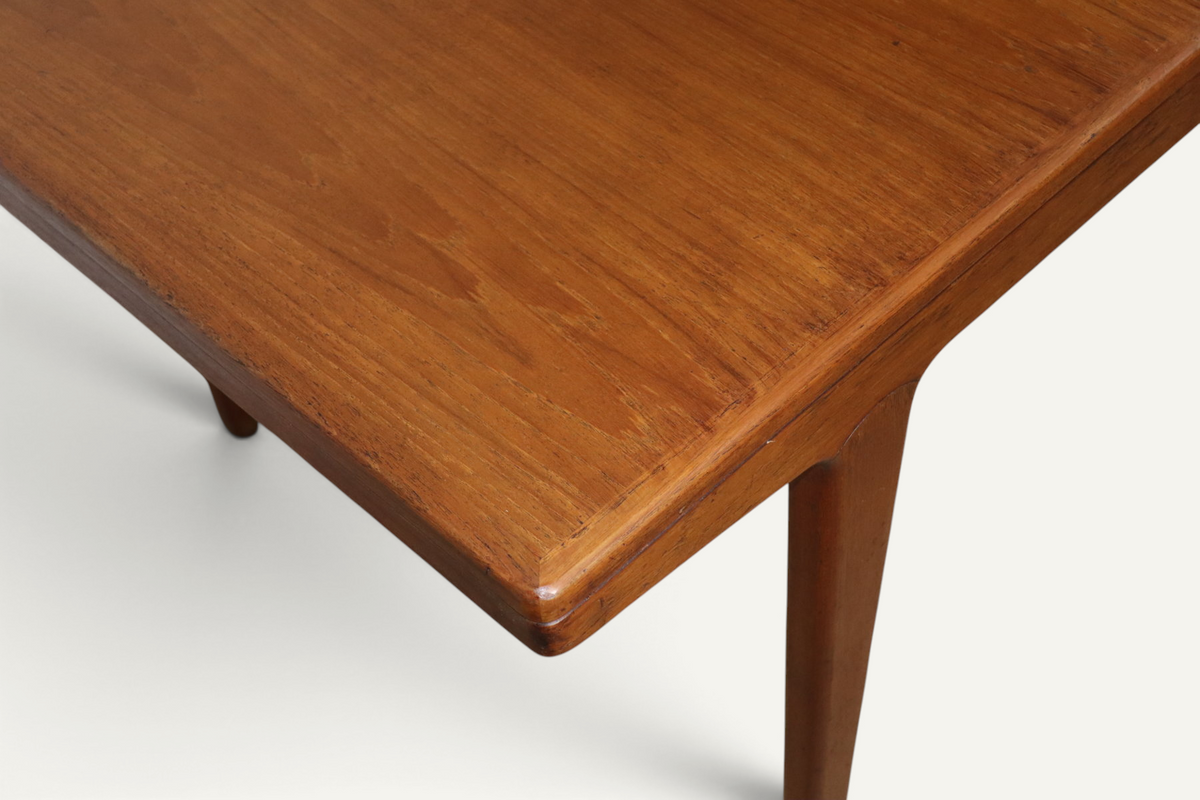 Table de repas extensible danoise en teck – années 1960