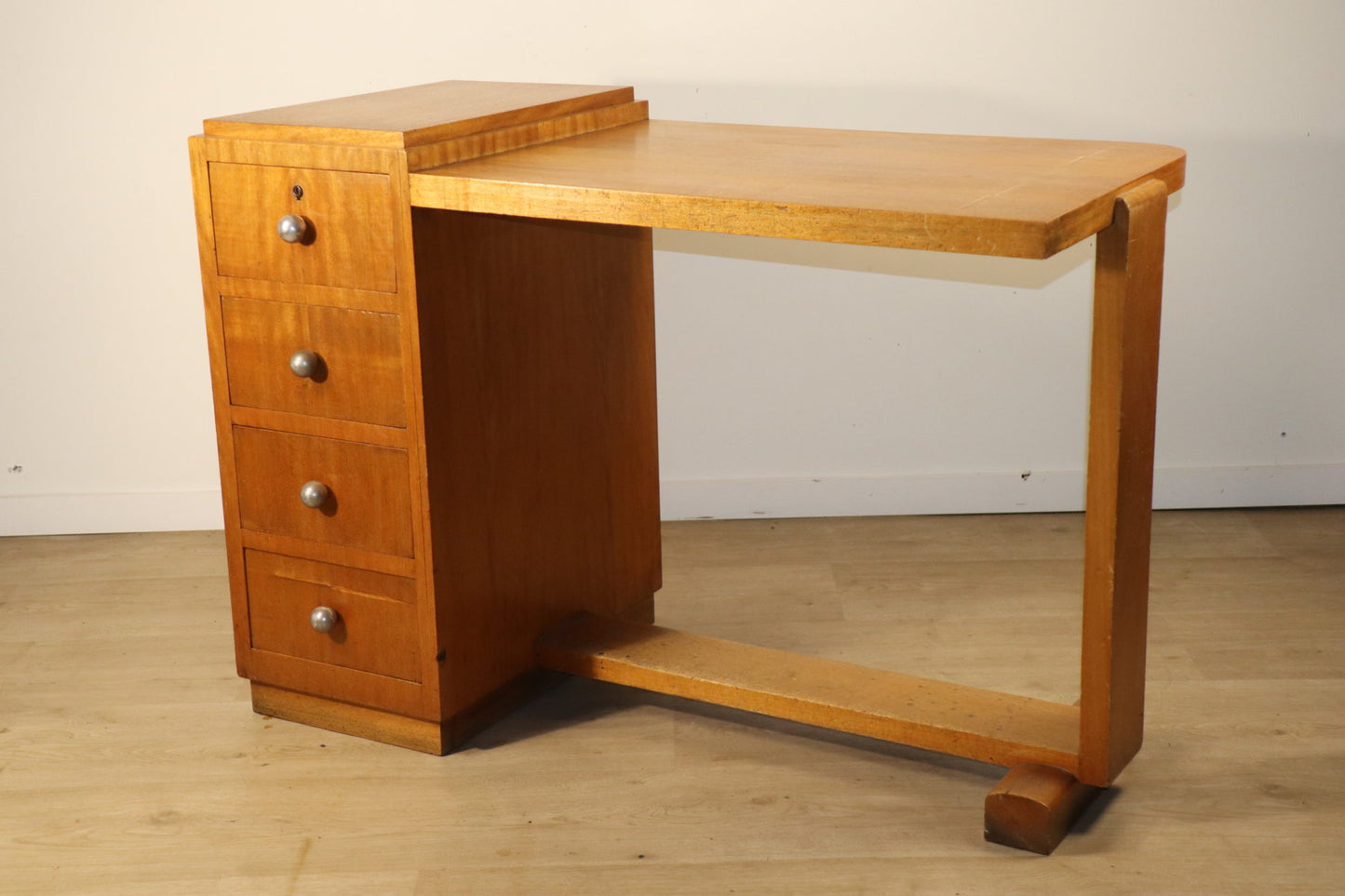 Bureau de style Art Déco en bois, 1940