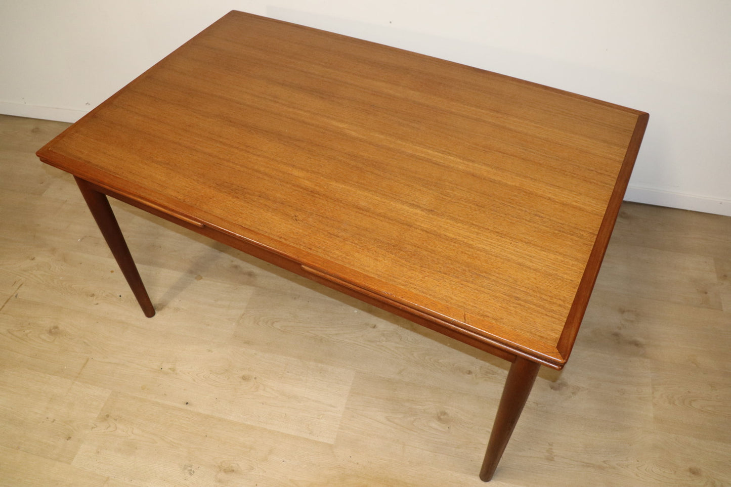 Table de repas extensible scandinave danoise en teck, 1960