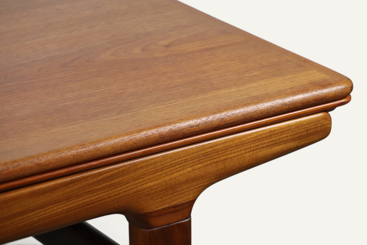Table de repas scandinave extensible de Johannes Andersen en teck - 1960
