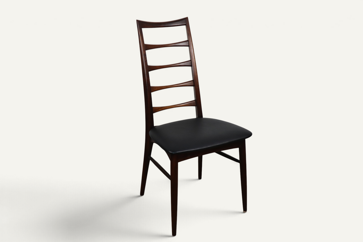 Chaise scandinave « Lis » de Niels Koefoed en palissandre – Années 1960